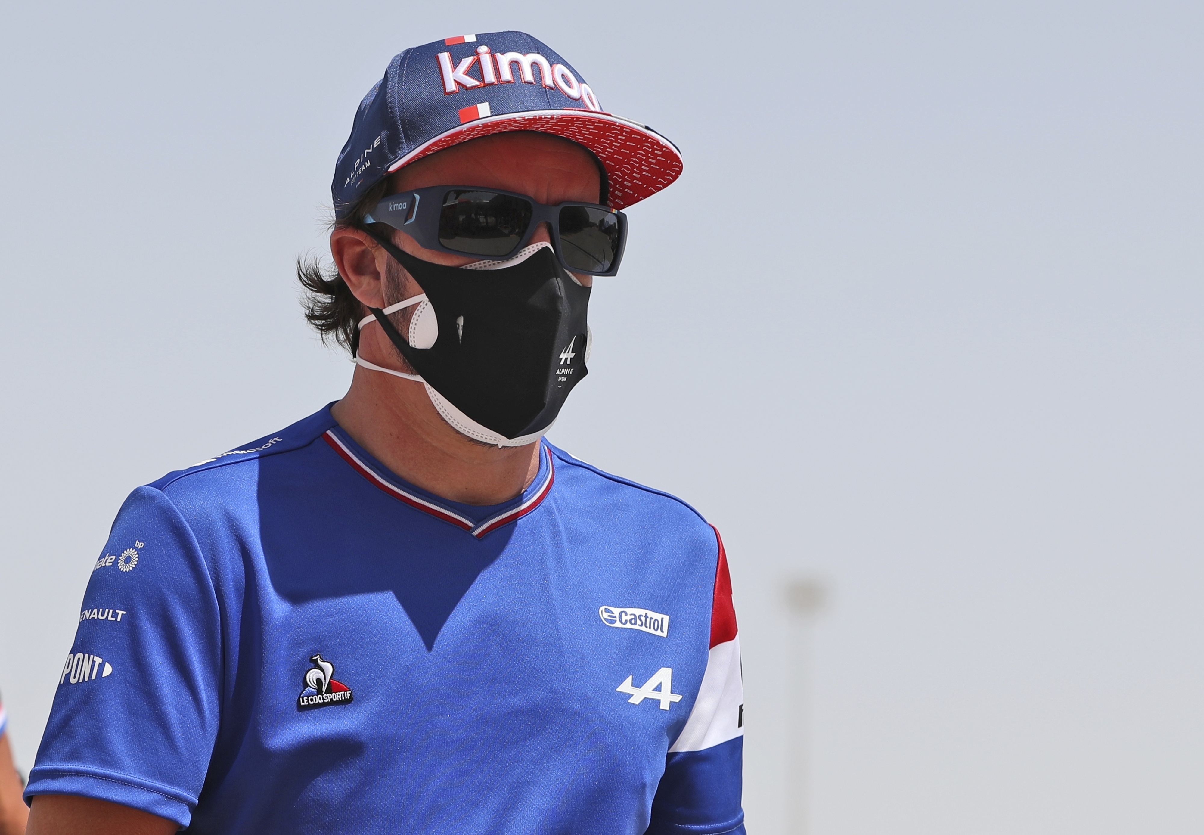 Fernando Alonso, sobre el circuito de Sakhir.