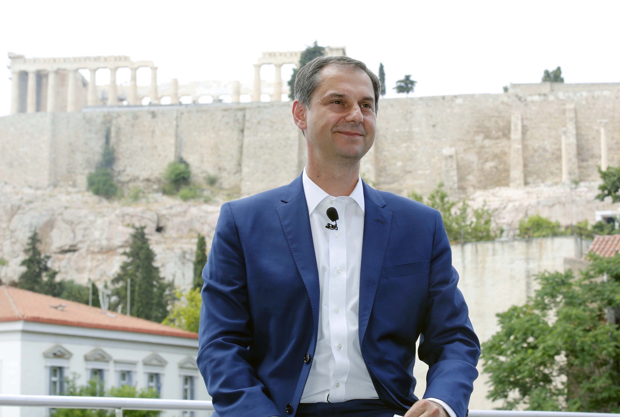 El ministro griego de Turismo, Harry Theoharis