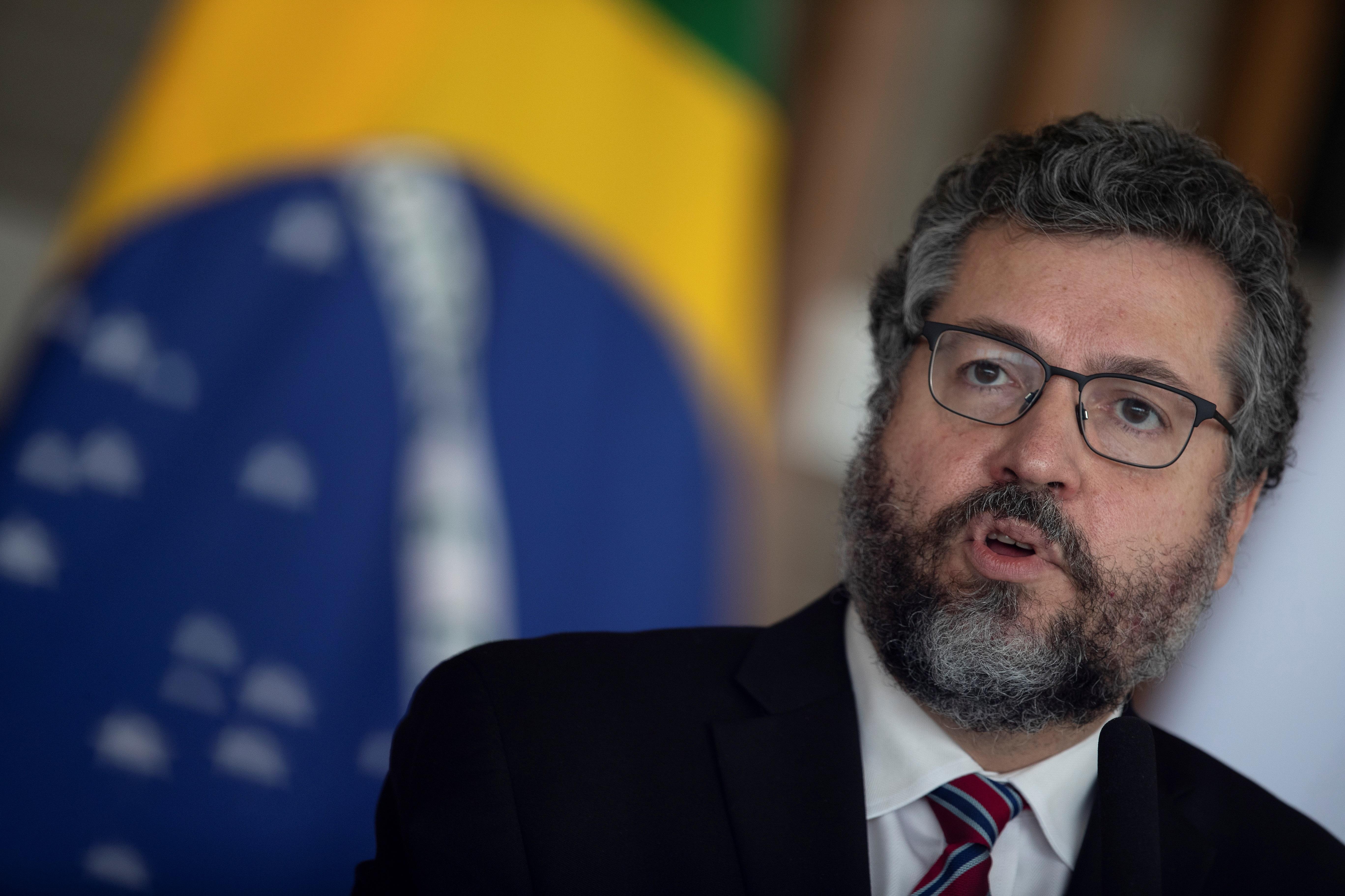 El ministro de Relaciones Exteriores de Brasil, Ernesto Araújo.