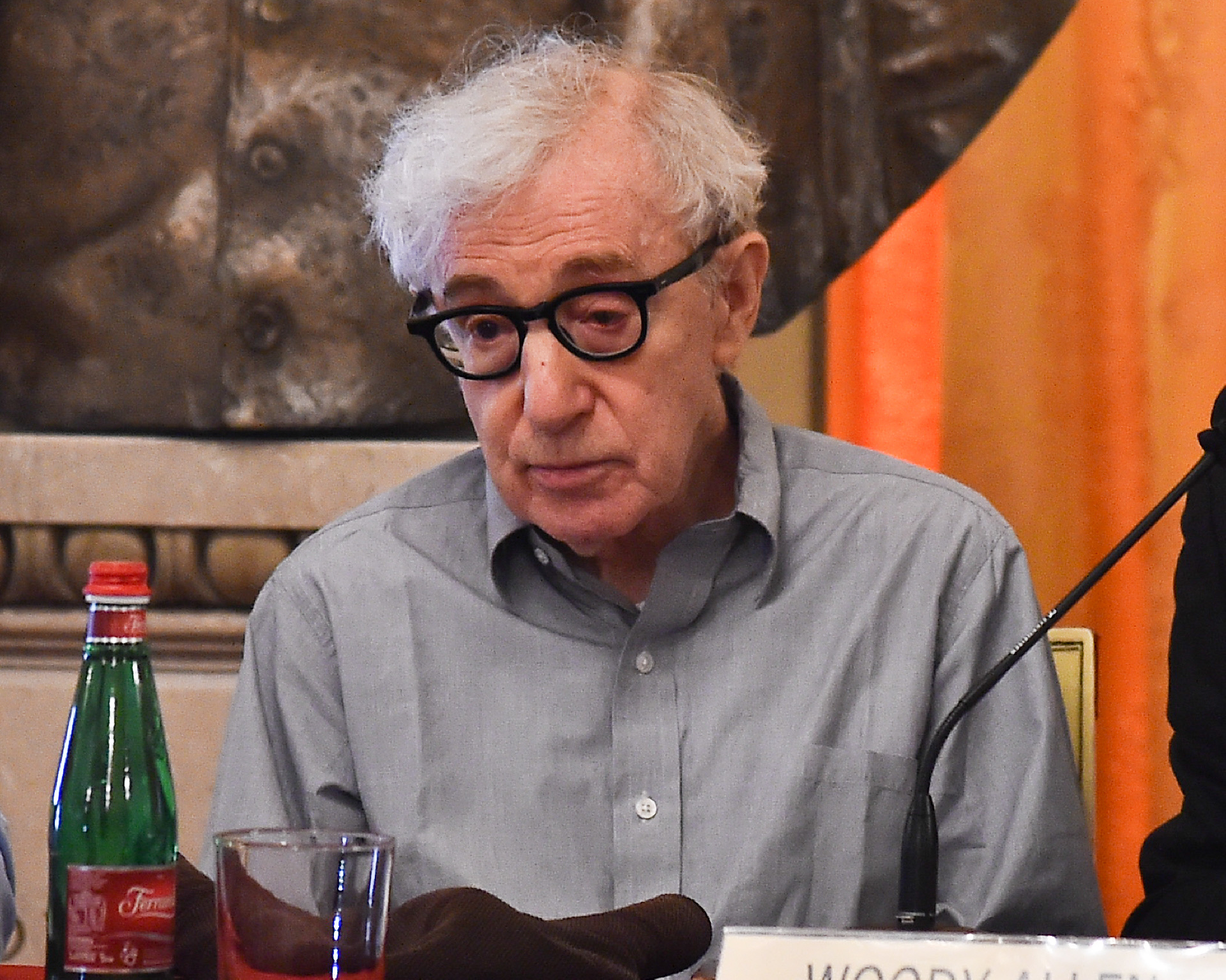 Woody Allen, en una rueda de prensa en Miln, en julio de 2019.