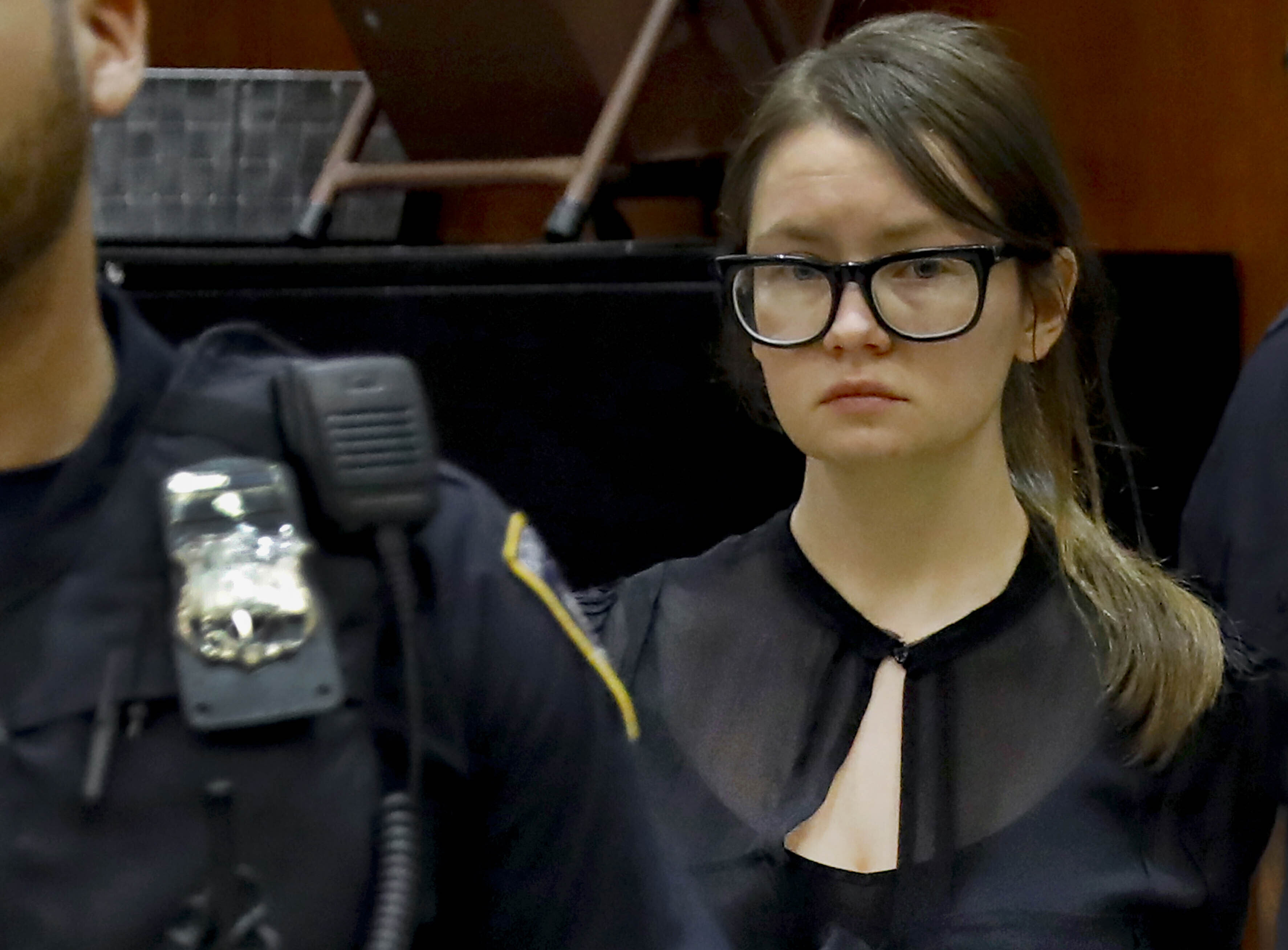 Anna Sorokin durante el juicio.