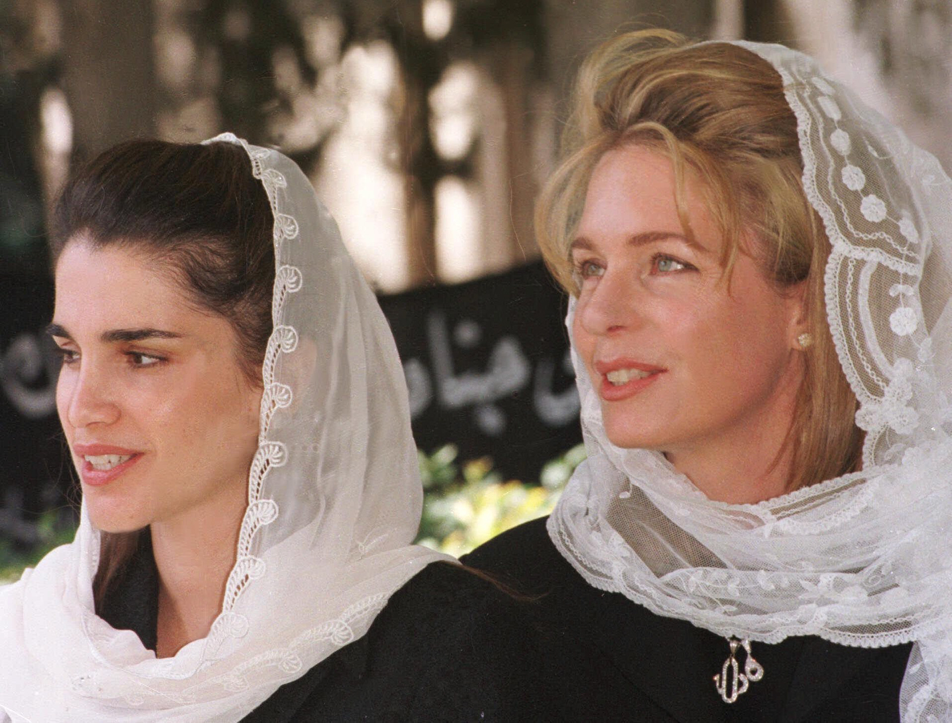 Rania y Noor en 1999