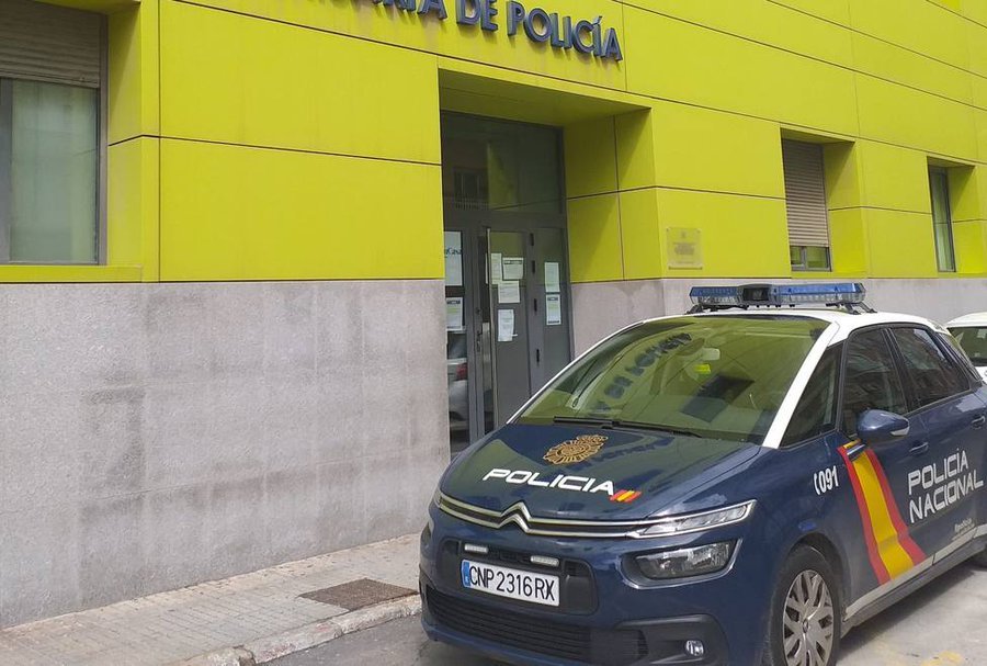 Un coche de la Polica Nacional en Madrid