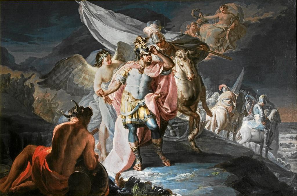 'Anbal vencedor, que por primera vez mira a Italia', de Francisco de Goya.