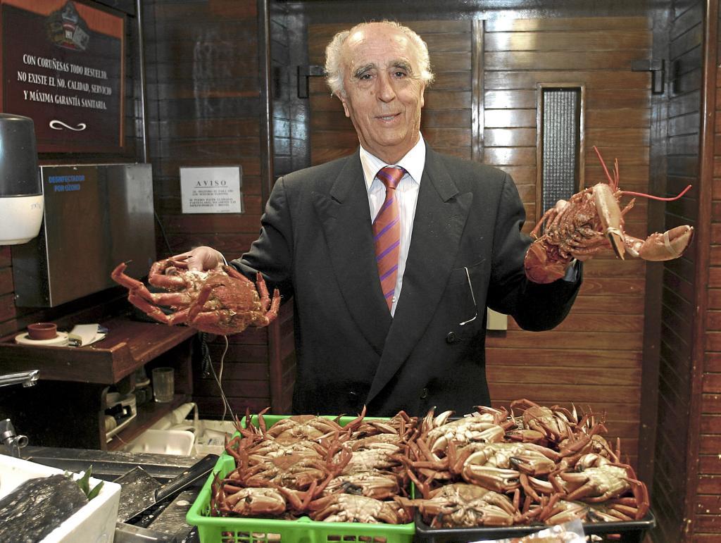 Evaristo Garca, en su tienda, en una imagen de 2010.