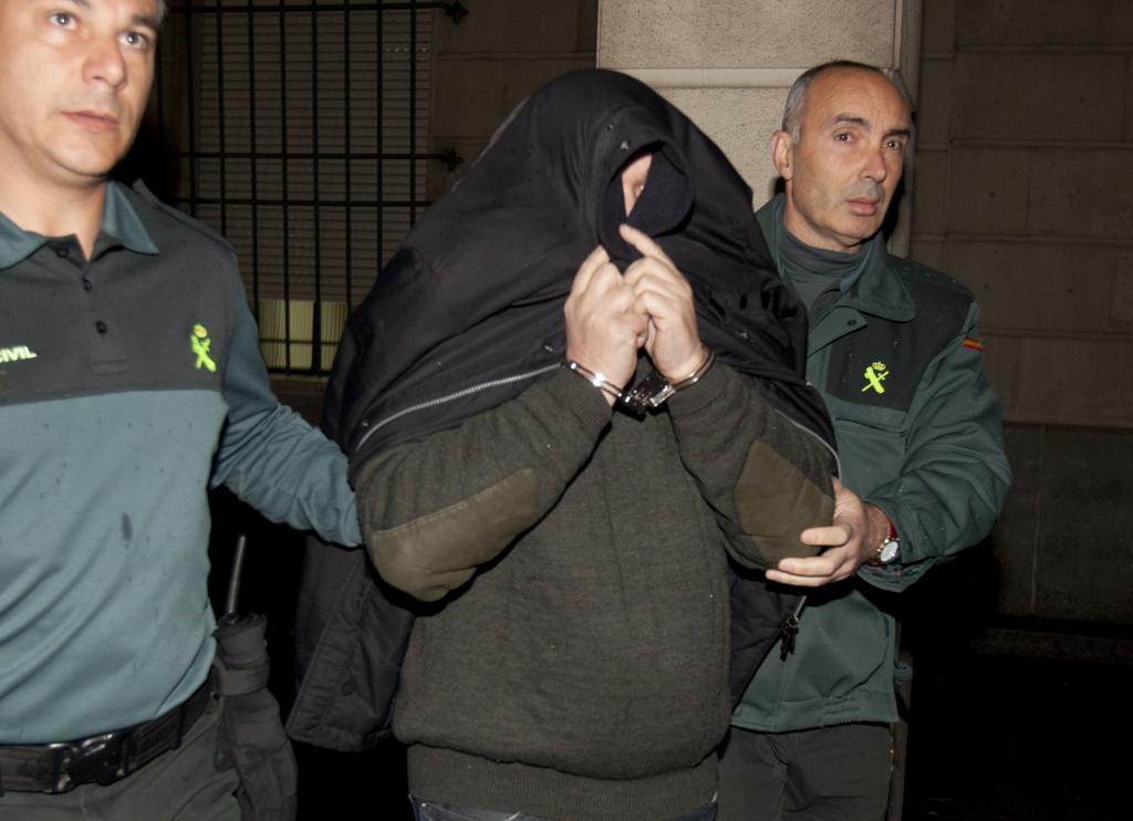 Eduardo Pascual de Arx, en marzo de 2013, cuando fue a declarar desde la prisin de Sevilla.