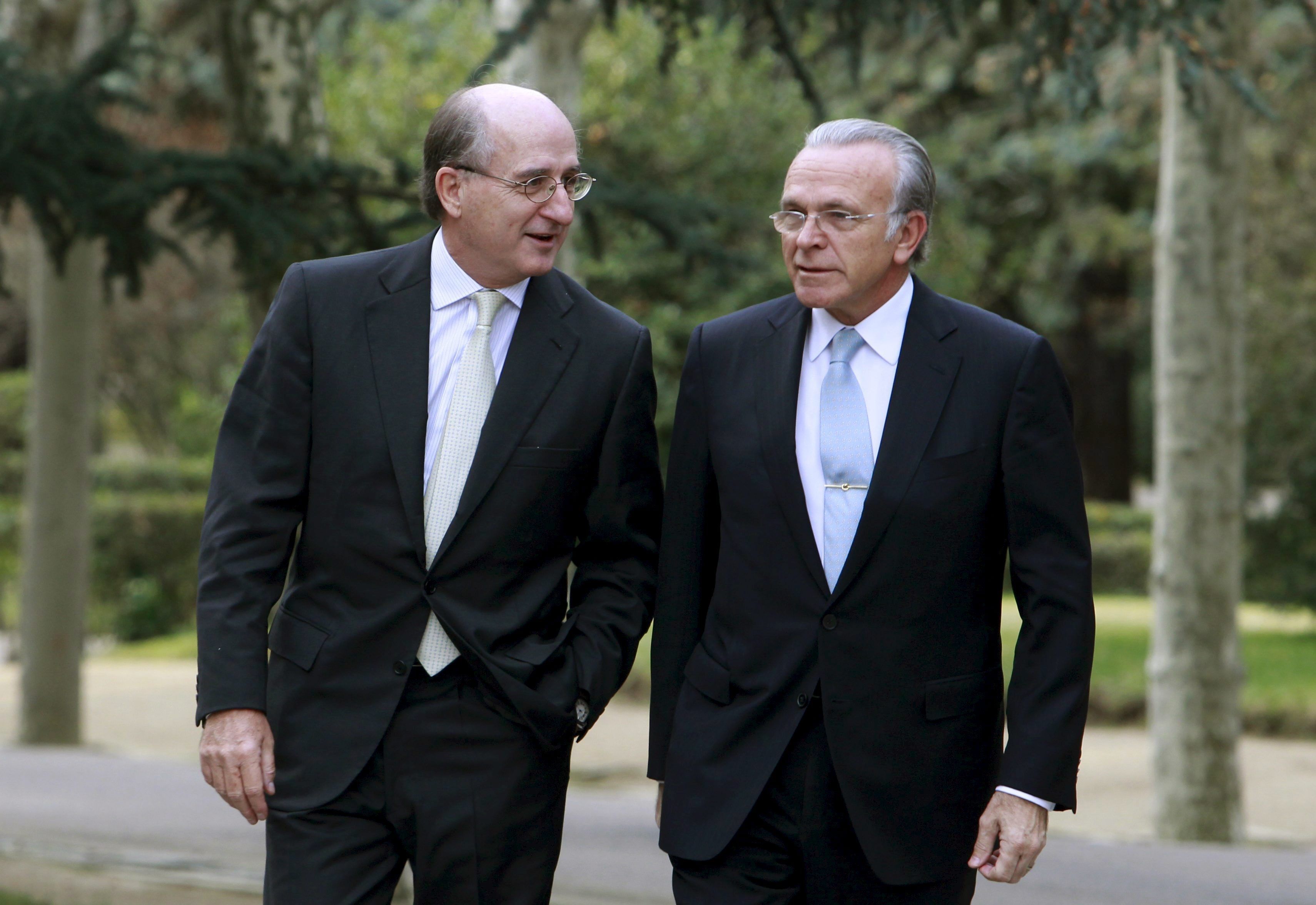 Antonio Brufau e Isidro Fainé en una imagen de 2010 cuando ambos controlaban conjuntamente Repsol