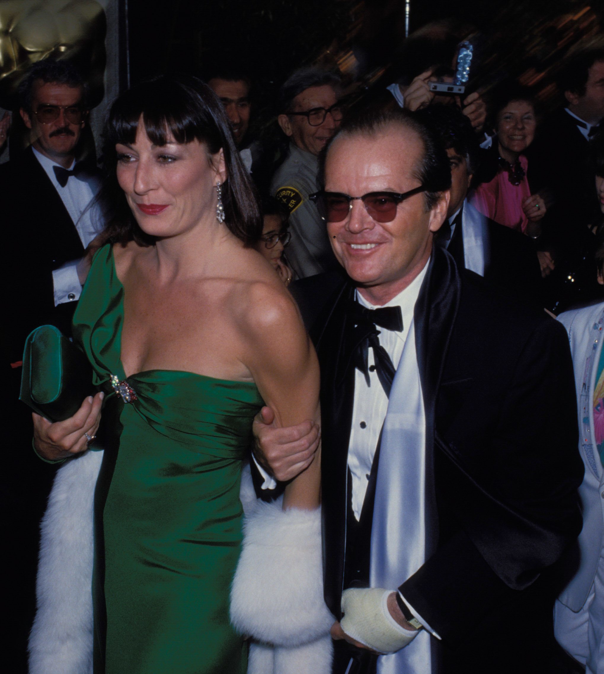 Anjelica Houston y Jack Nicholson fueron pareja durante años.