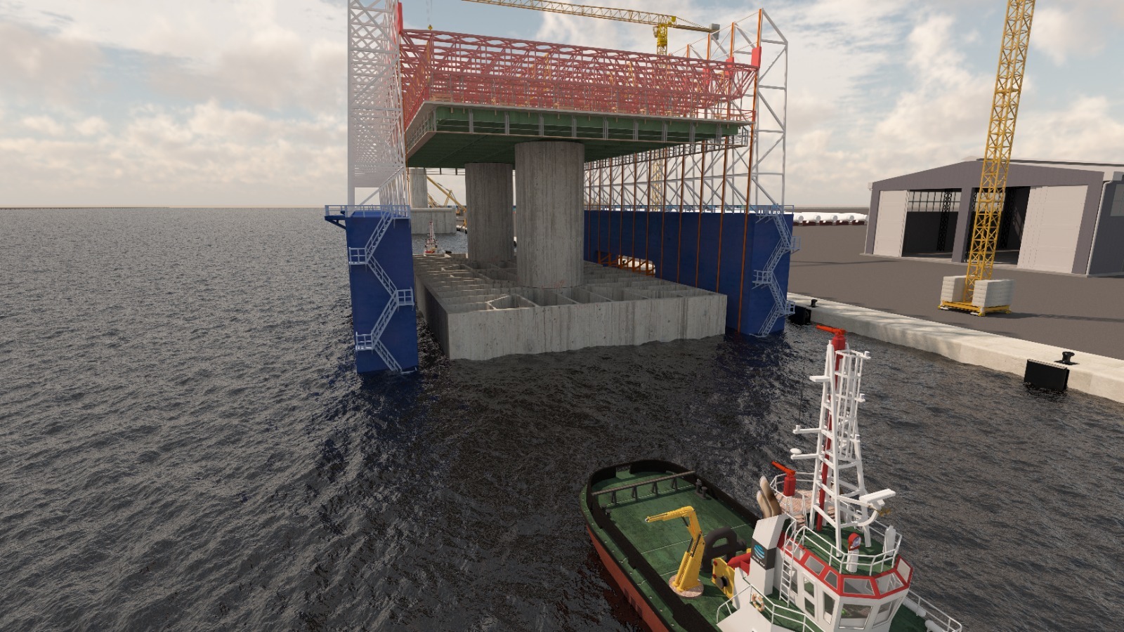 Proyecto 'Argo': el hormign, al asalto (y rescate) de los parques elicos marinos
