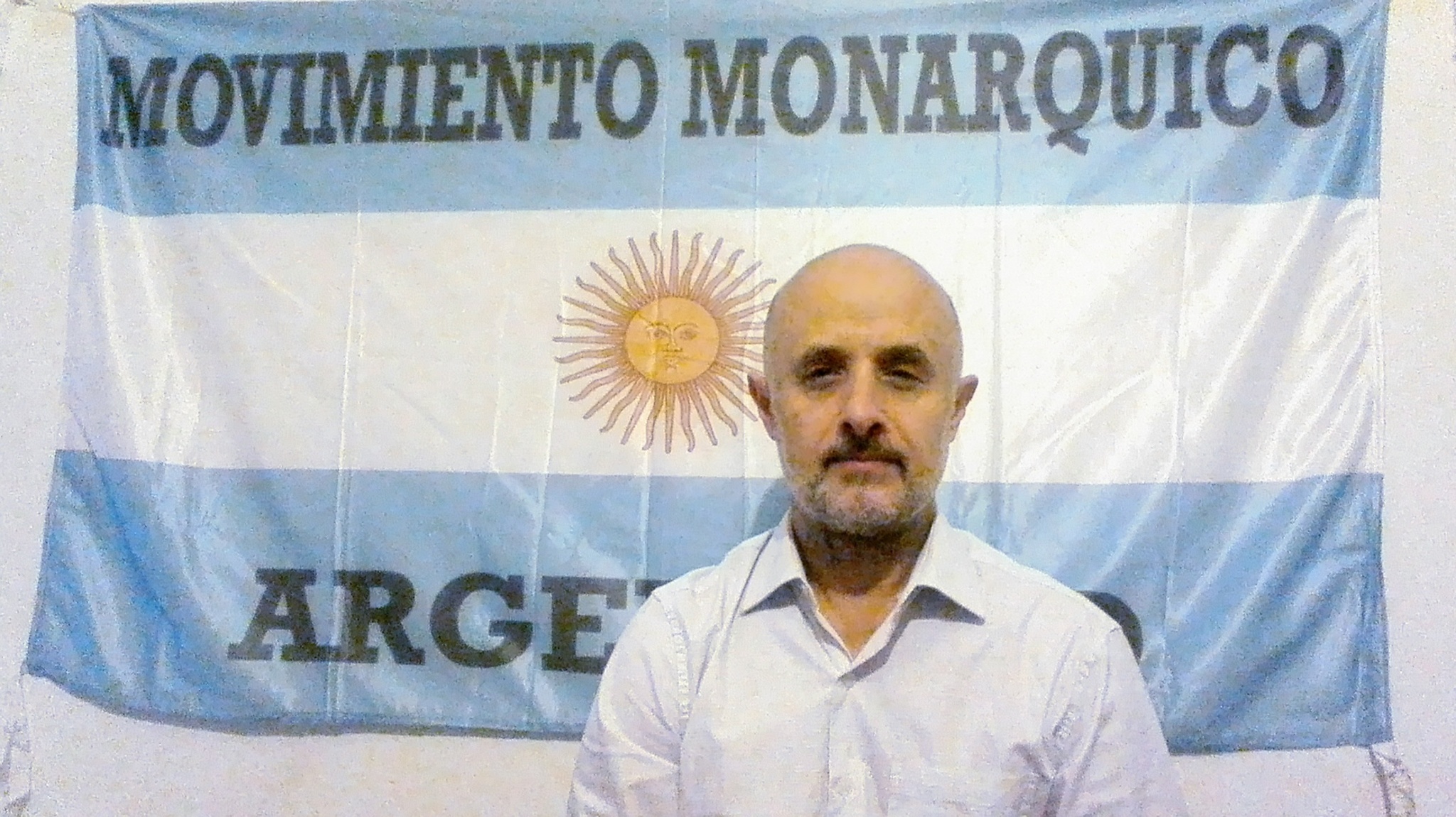 Mario Carosini, lder del Movimiento Monrquico Argentino.