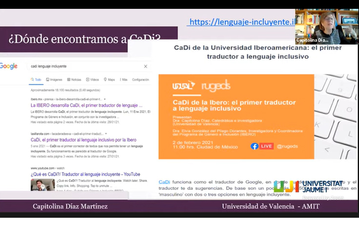 CaDi, el traductor inclusivo, desarrollado en colaboracin con la UJI.