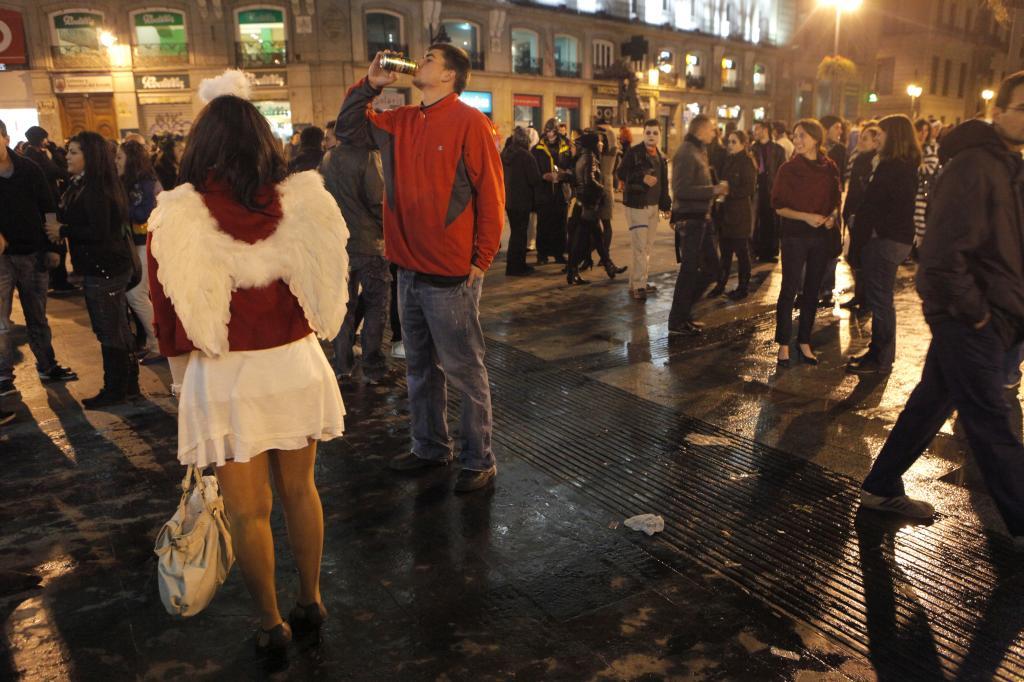 Imagen de archivo de una fiesta de Halloween en la calle