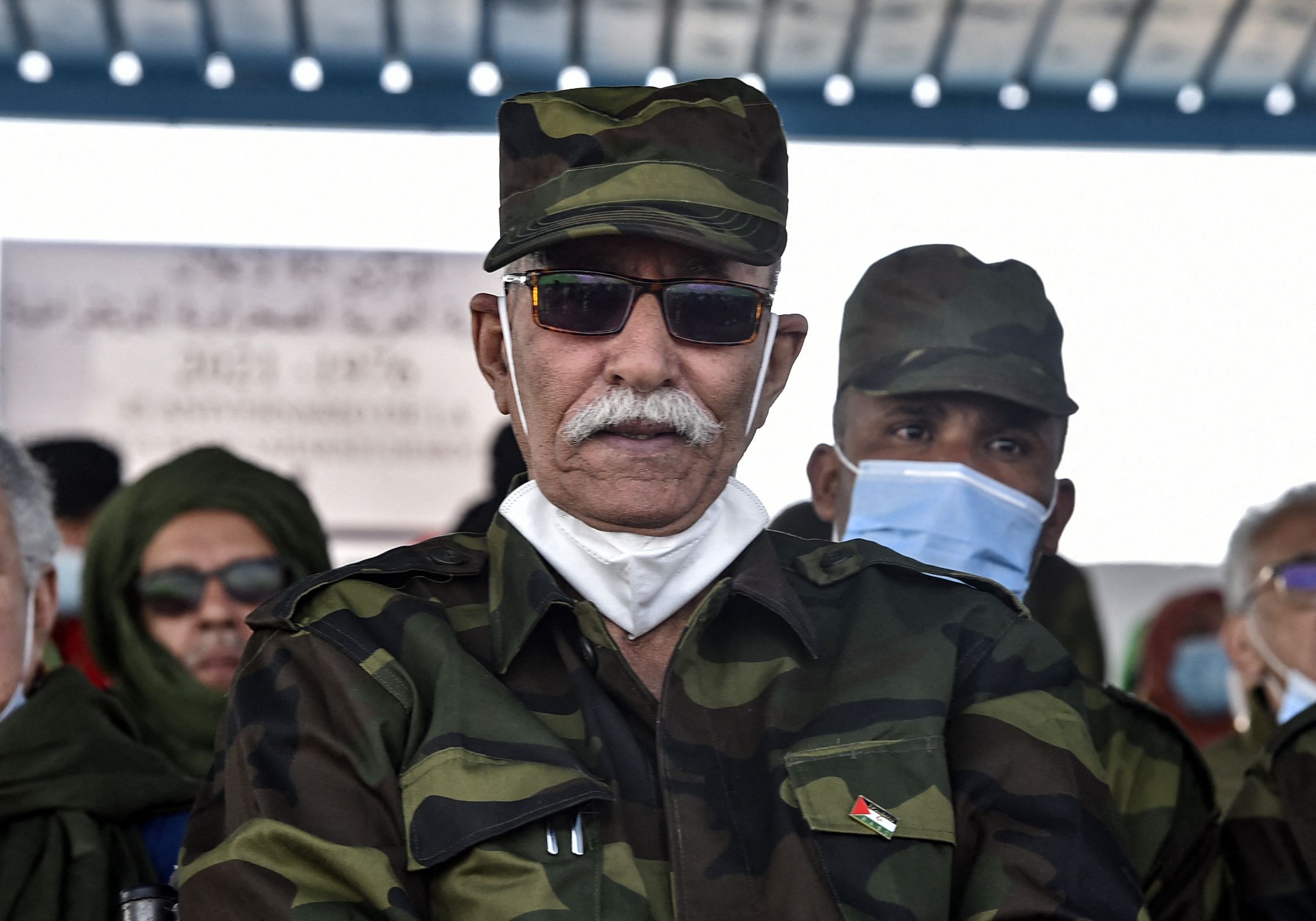 El líder del Frente Polisario, Brahim Gali.