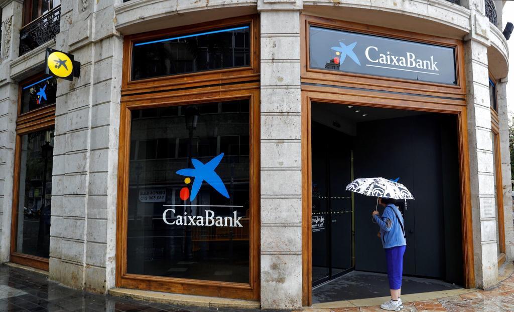 Sucursal de CaixaBank en Barcelona.