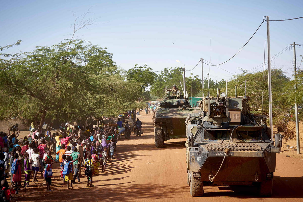 Tropas francesas en Burkina Faso.