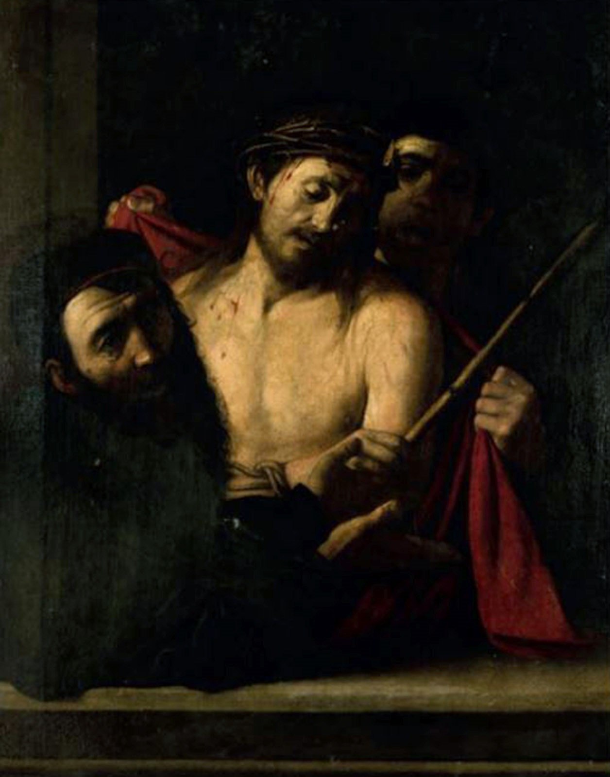 'Ecce homo' atribuido a Caravaggio.