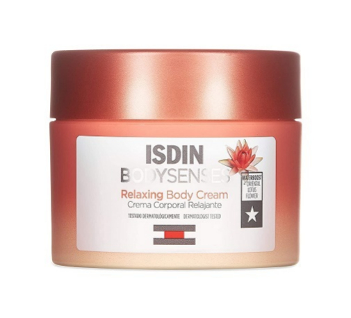 Productos relajantes para darte un buen bao: Crema corporal relajante Body Senses de Isdin.