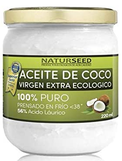 Aceite de coco virgen extra ecolgico, de Naturseed.