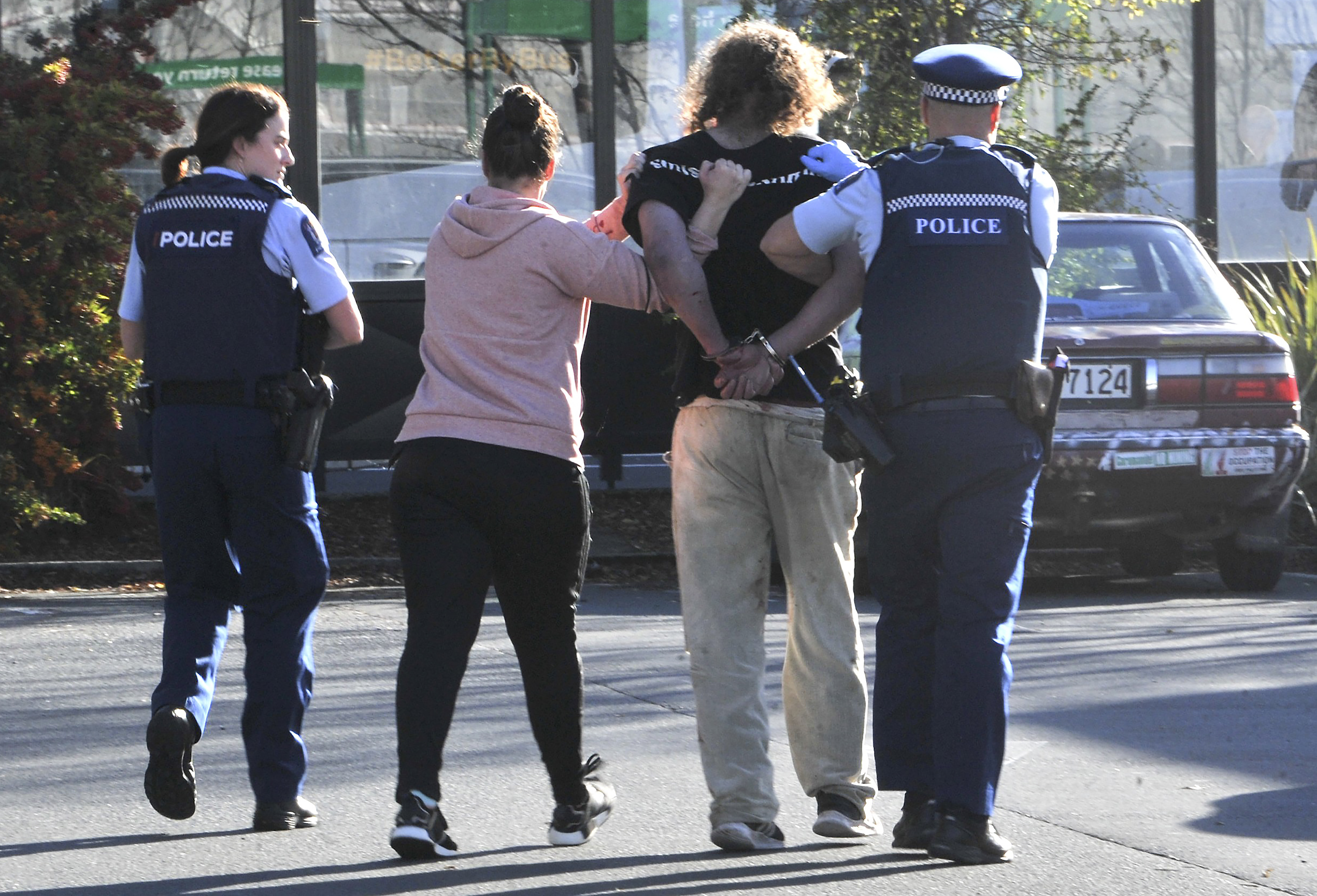 La policía detiene al sospechoso del incidente en Dunedin.