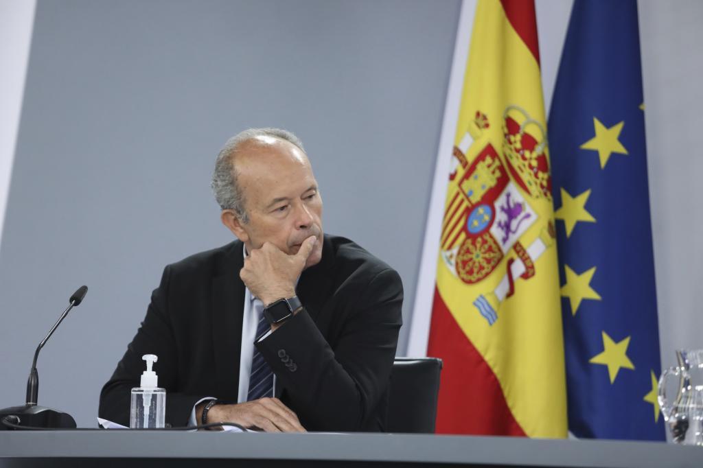 El ministro de Justicia, Juan Carlos Campo.