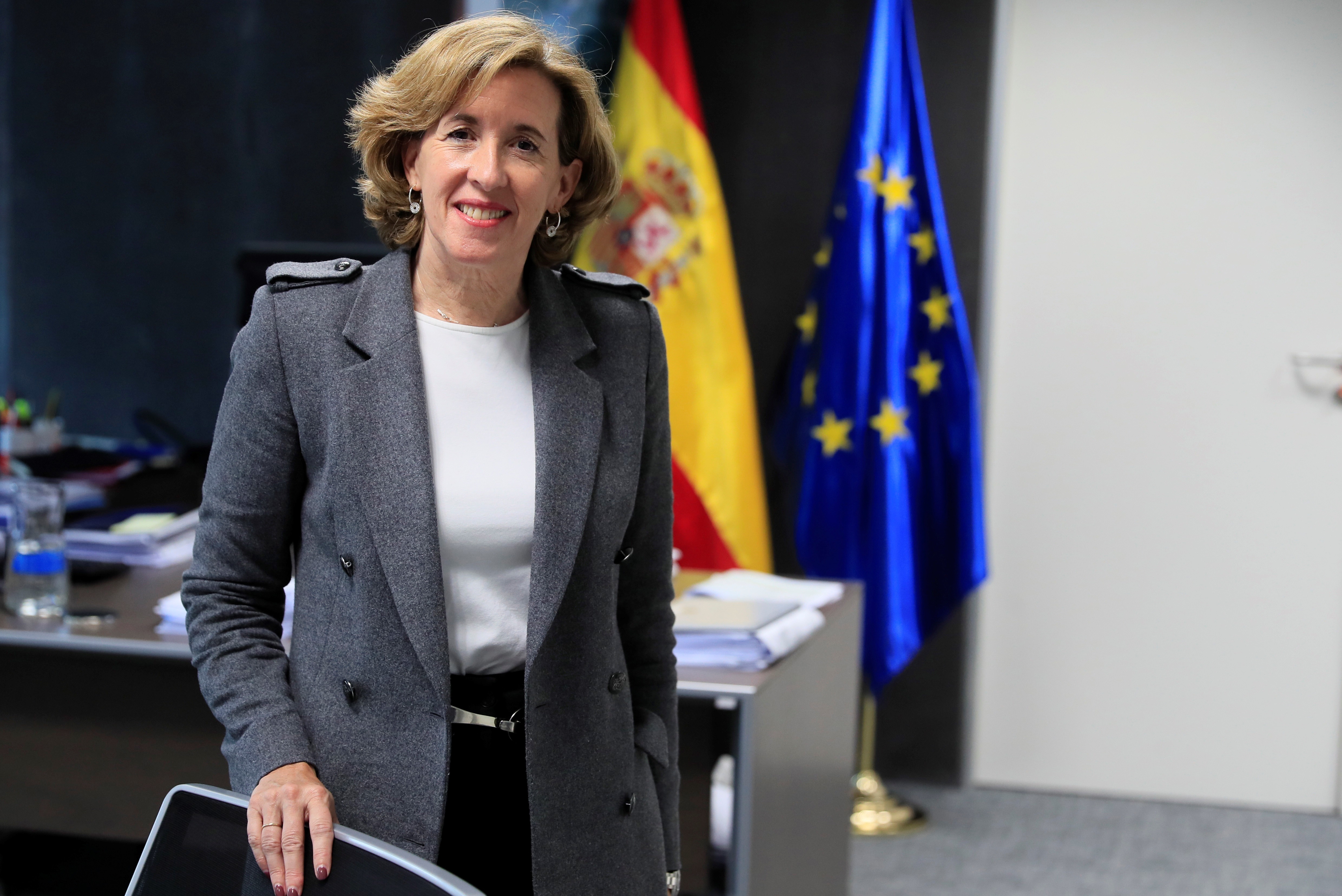 La secretaria de Estado de Economa saliente, Ana de la Cueva.