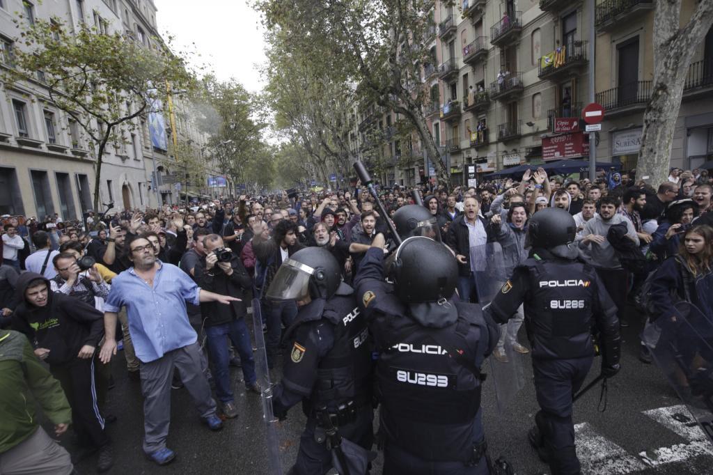 Actuacin policial en Barcelona el 1-O