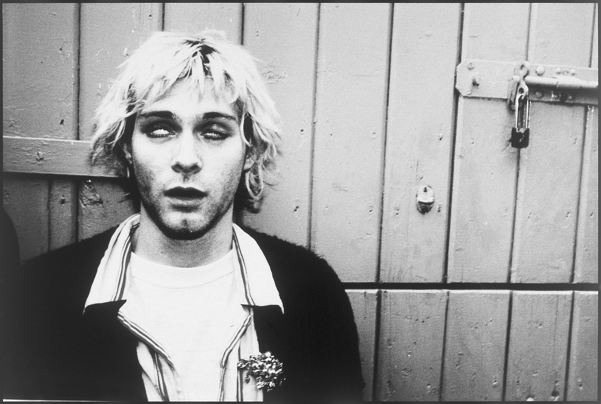 Cobain en una imagen del libro 'Rock & Roll Babilonia"