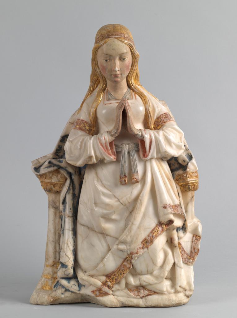 La escultura "Virgen orante entronizada", asignada al Museo del Prado