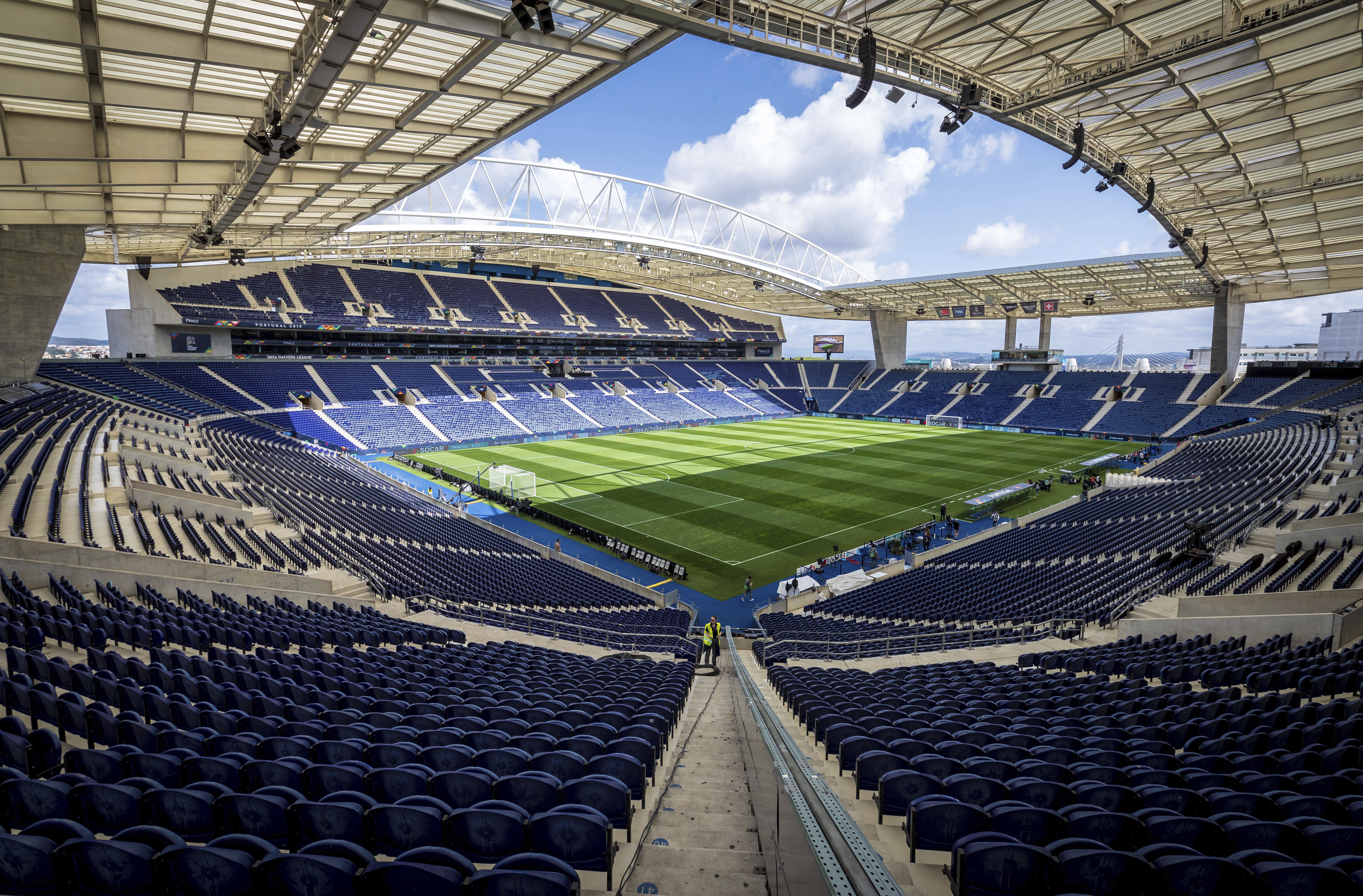 El interior del Estadio do Dragao, en una imagen de junio de 2019.