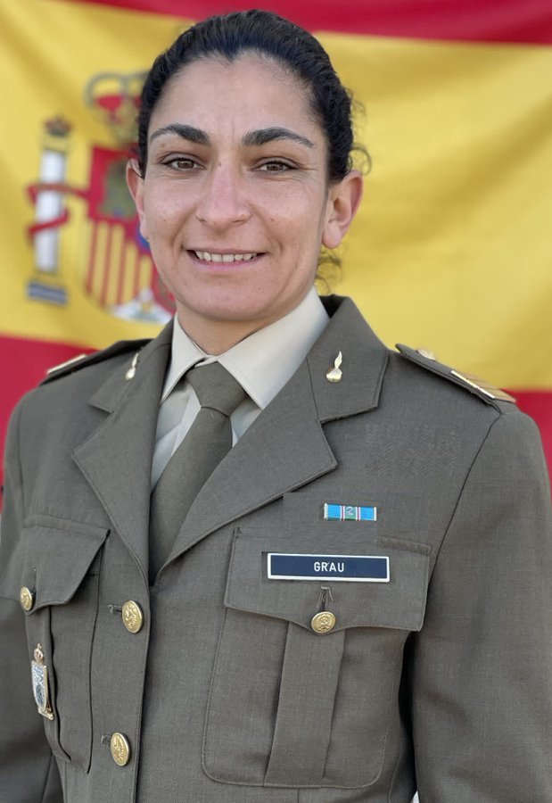 La sargento Dbora Grau, fallecida en unas maniobras en Santa Pola.