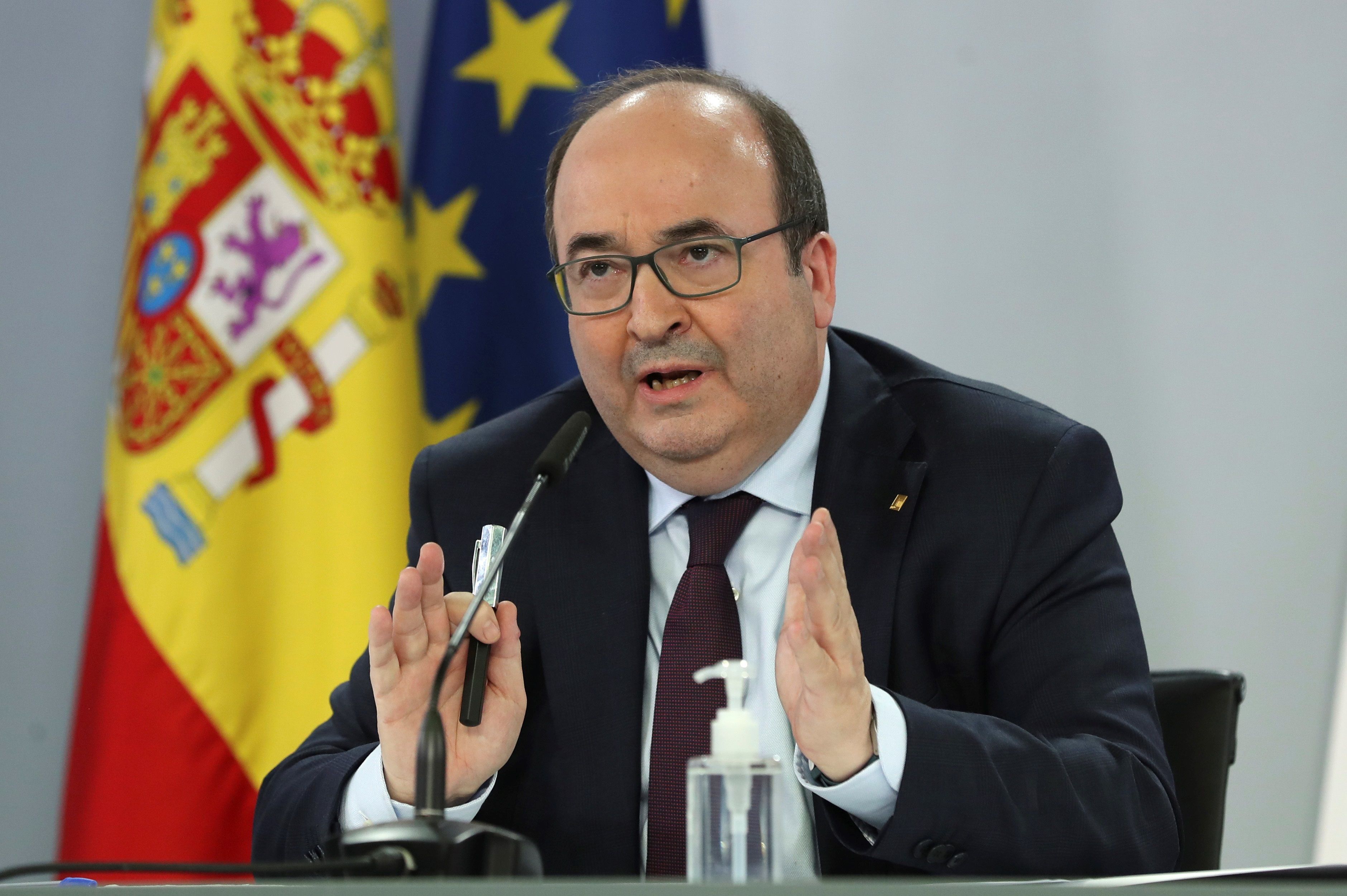 El ministro de Poltica Territorial y Funcin Pblica, Miquel Iceta.