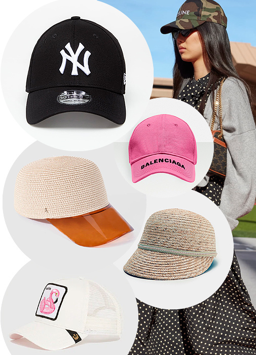 Pamelas de rafia, gorras de béisbol y a la | Moda
