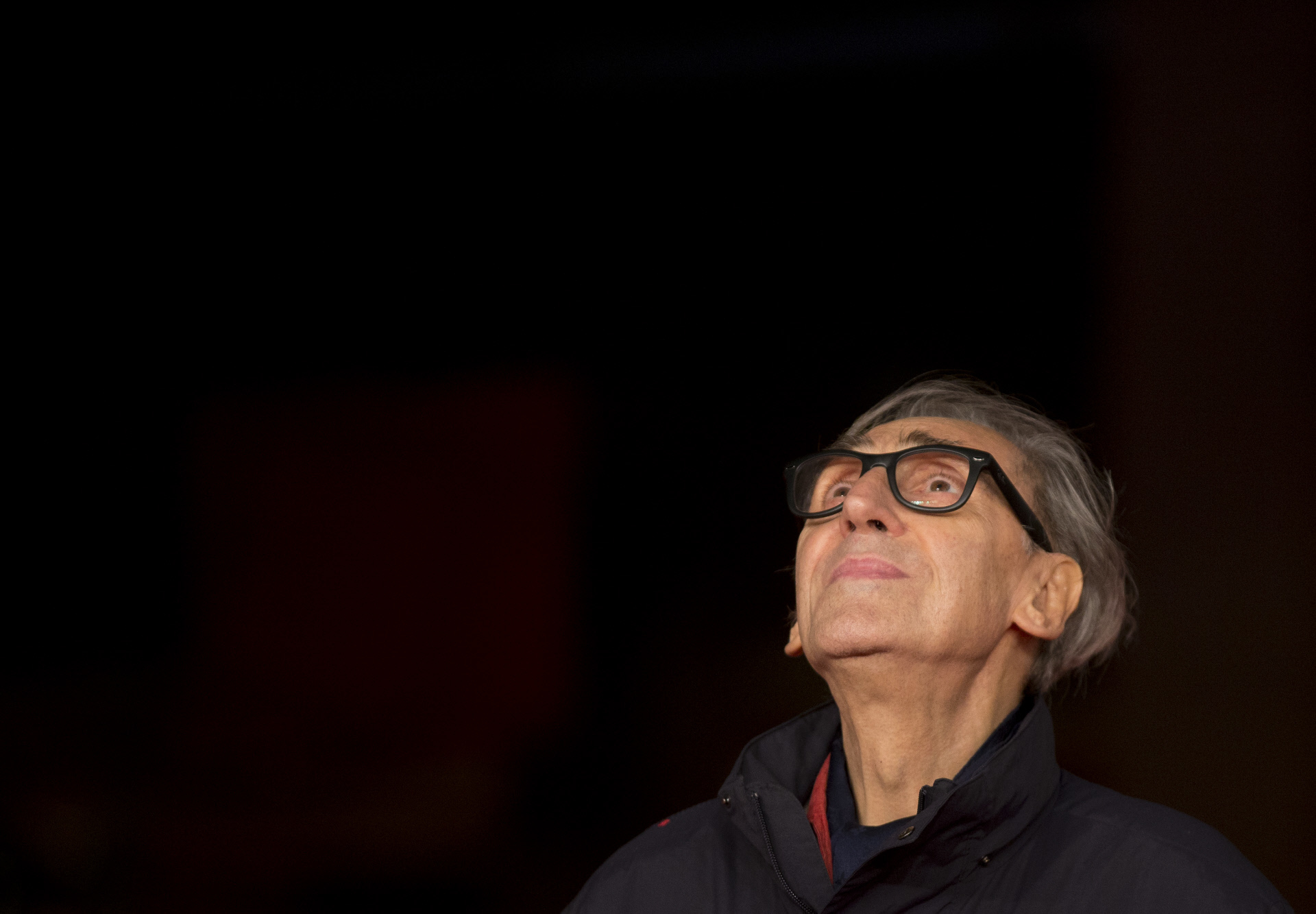 Franco Battiato en el Festival de Cine de Roma en 2014.