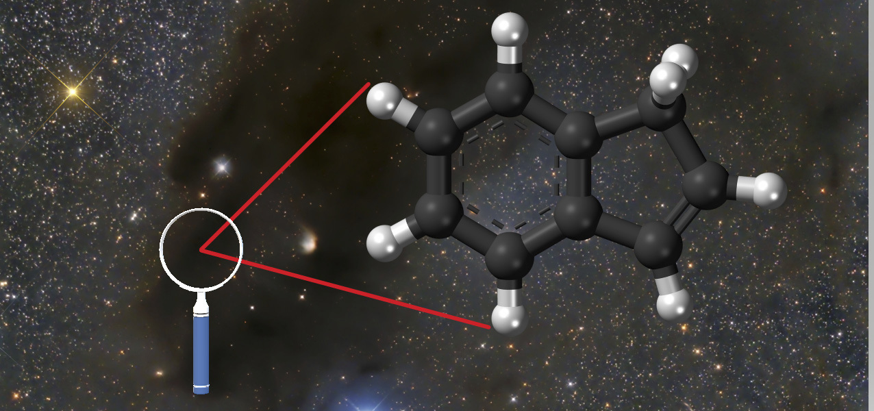 Una molécula de indeno sobre la nube interestelar TMC1