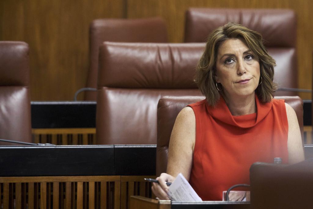 Susana Daz en el parlamento de Andaluca