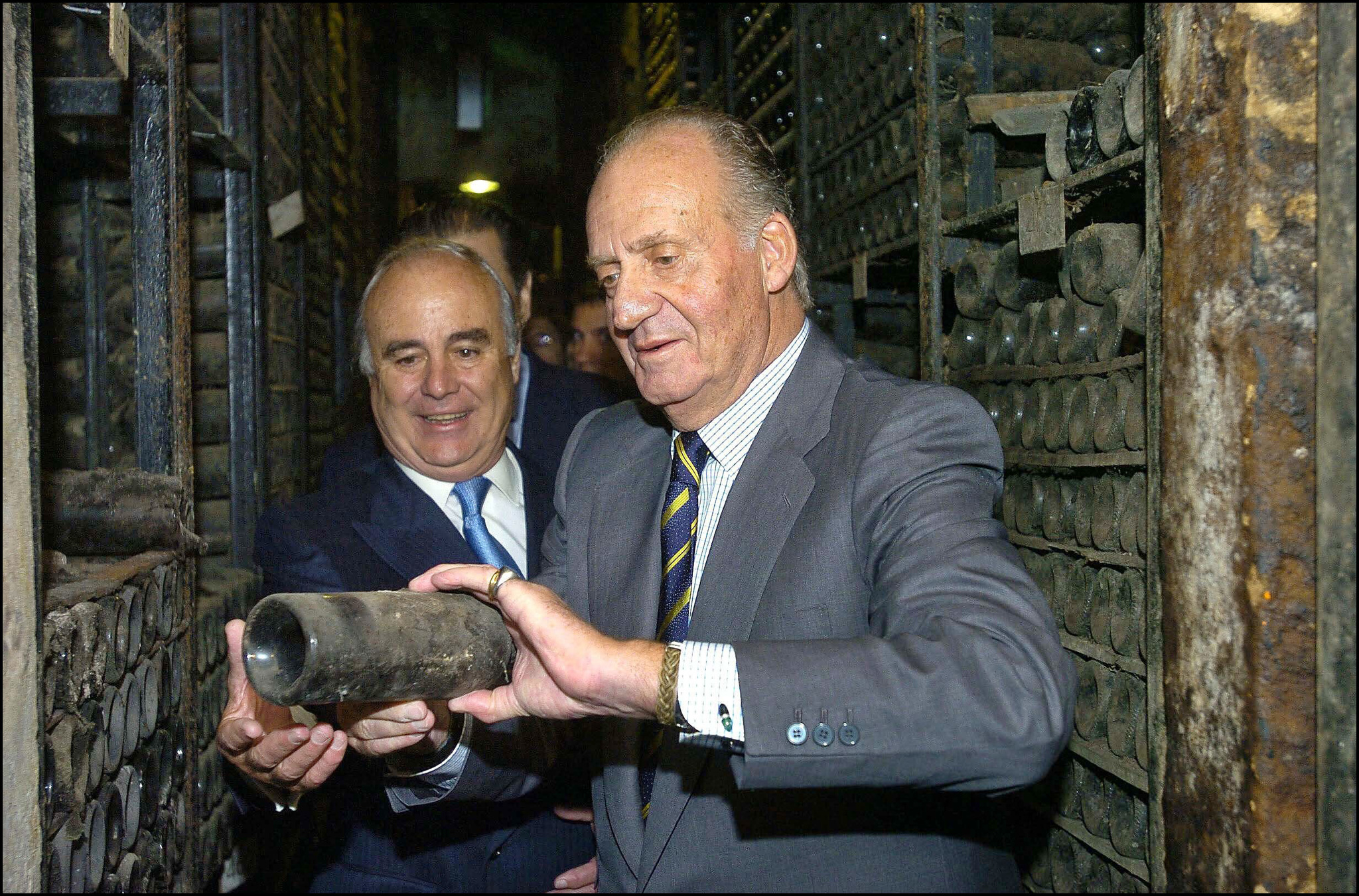 El Rey Juan Carlos visita una bodega