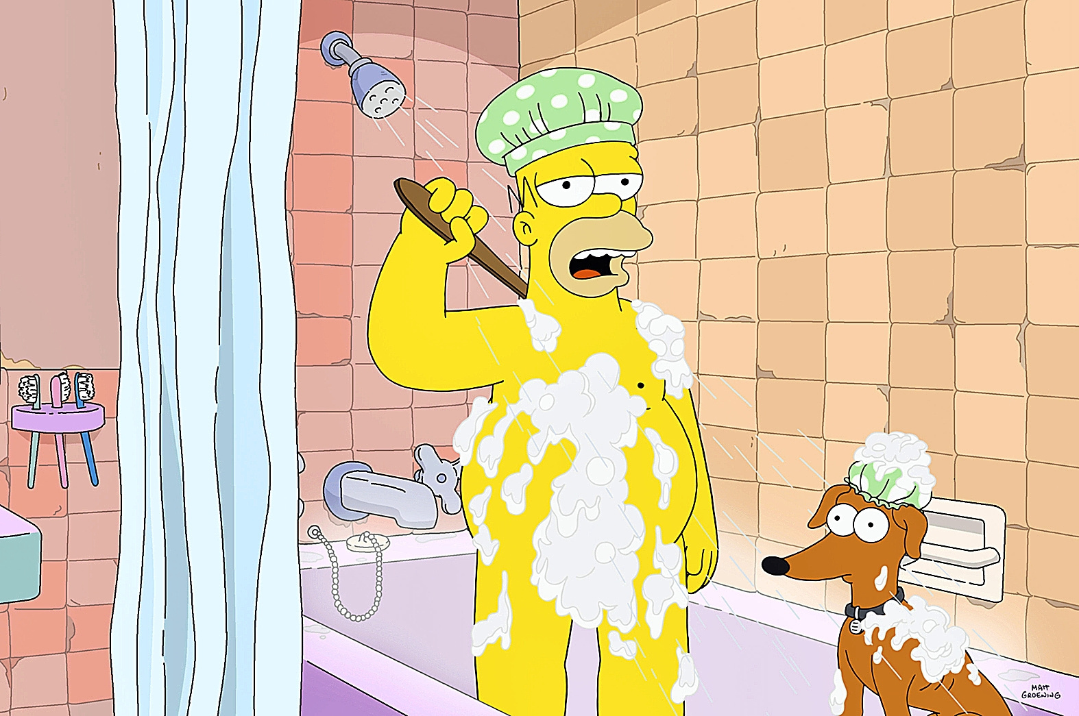 Homer Simpson, durante un episodio de la nueva temporada