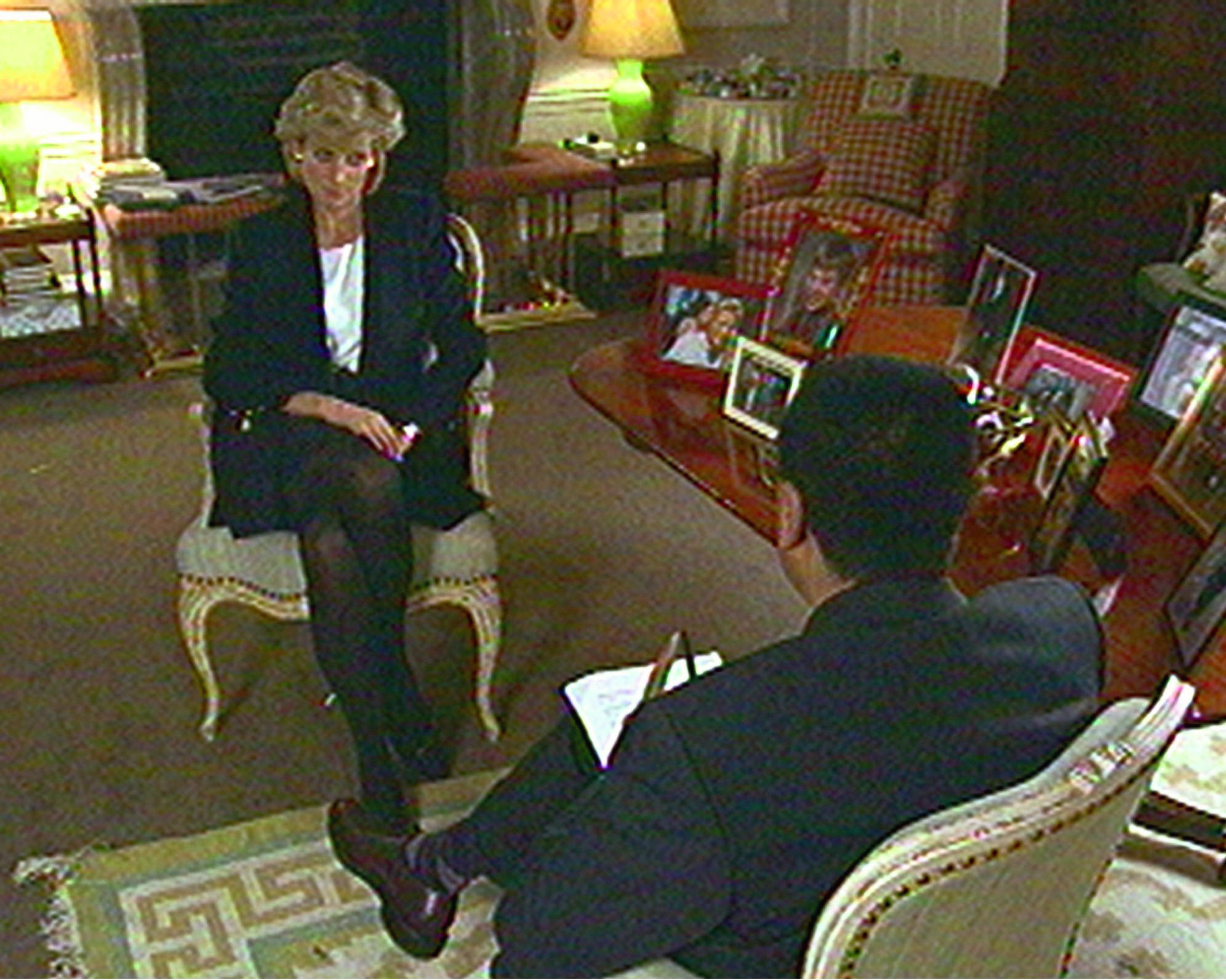 Diana de Gales en la entrevista de la BBC