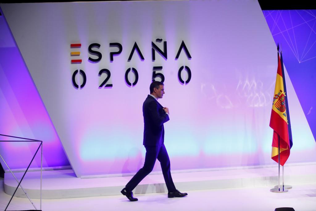 Pedro Snchez, en la presentacin de su Programa 2050.