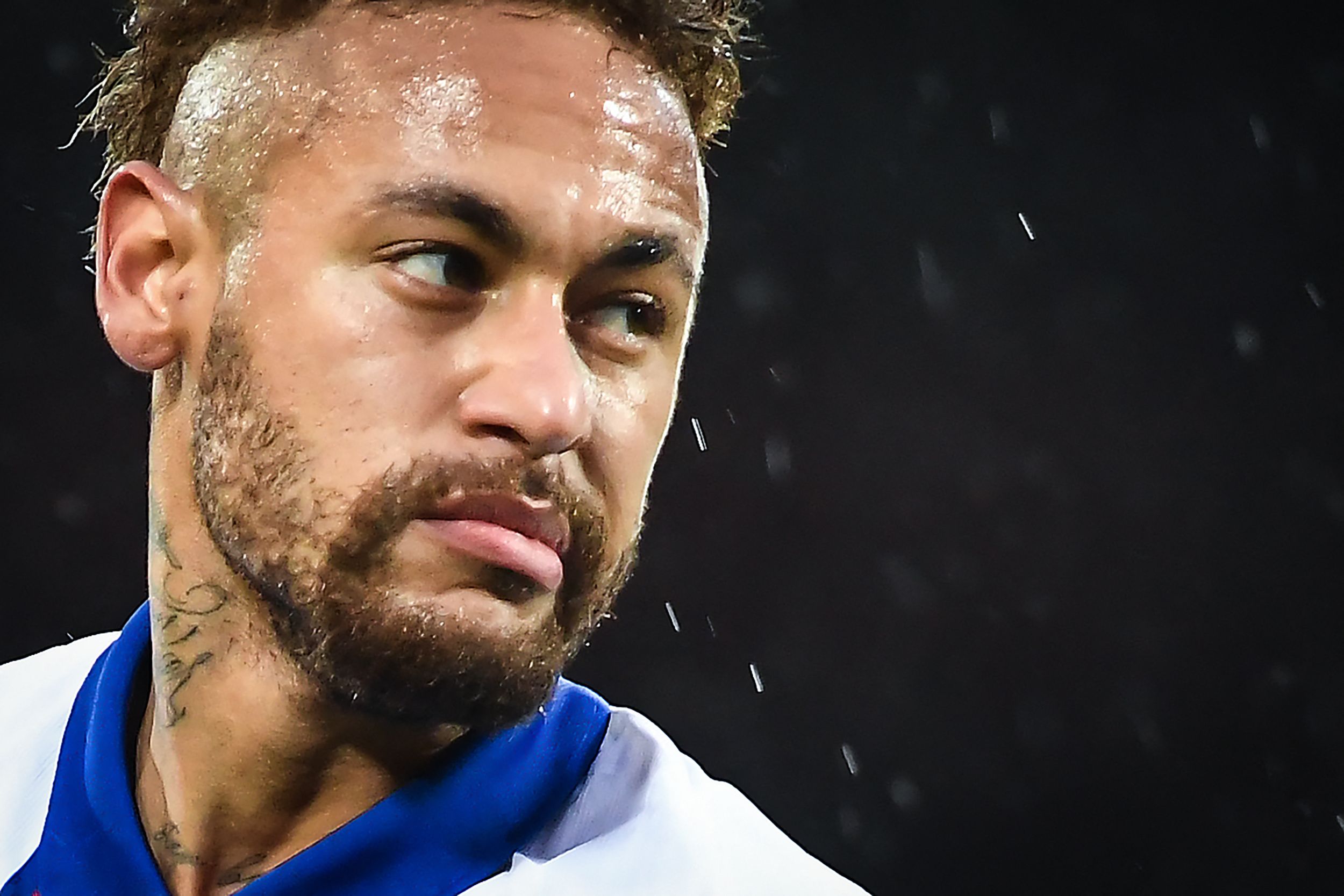 Neymar, durante un partido del PSG.