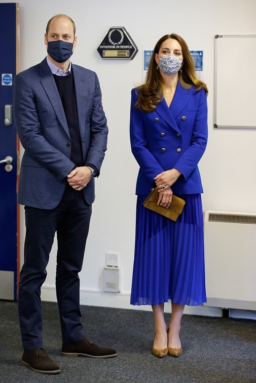 Kate Middleton con chaqueta de Zara
