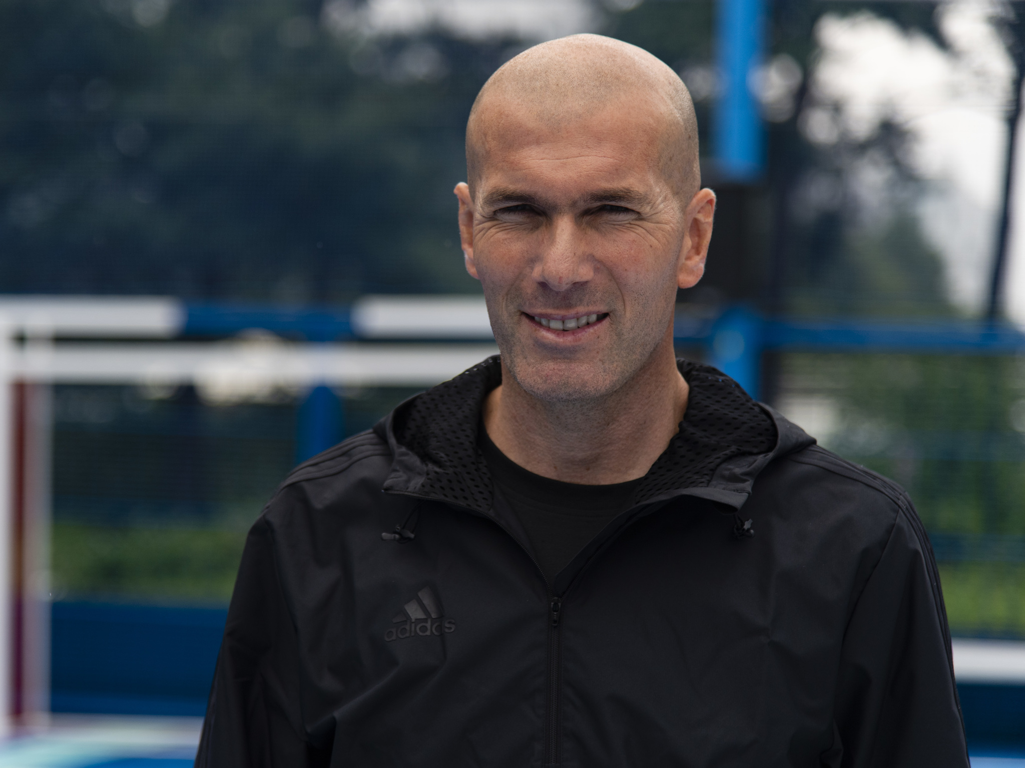 Zinedine Zidane en un acto publicitario en Pars en 2019