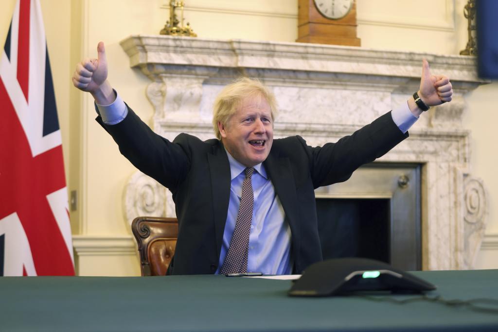 El Primer Ministro britnico, Boris Johnson
