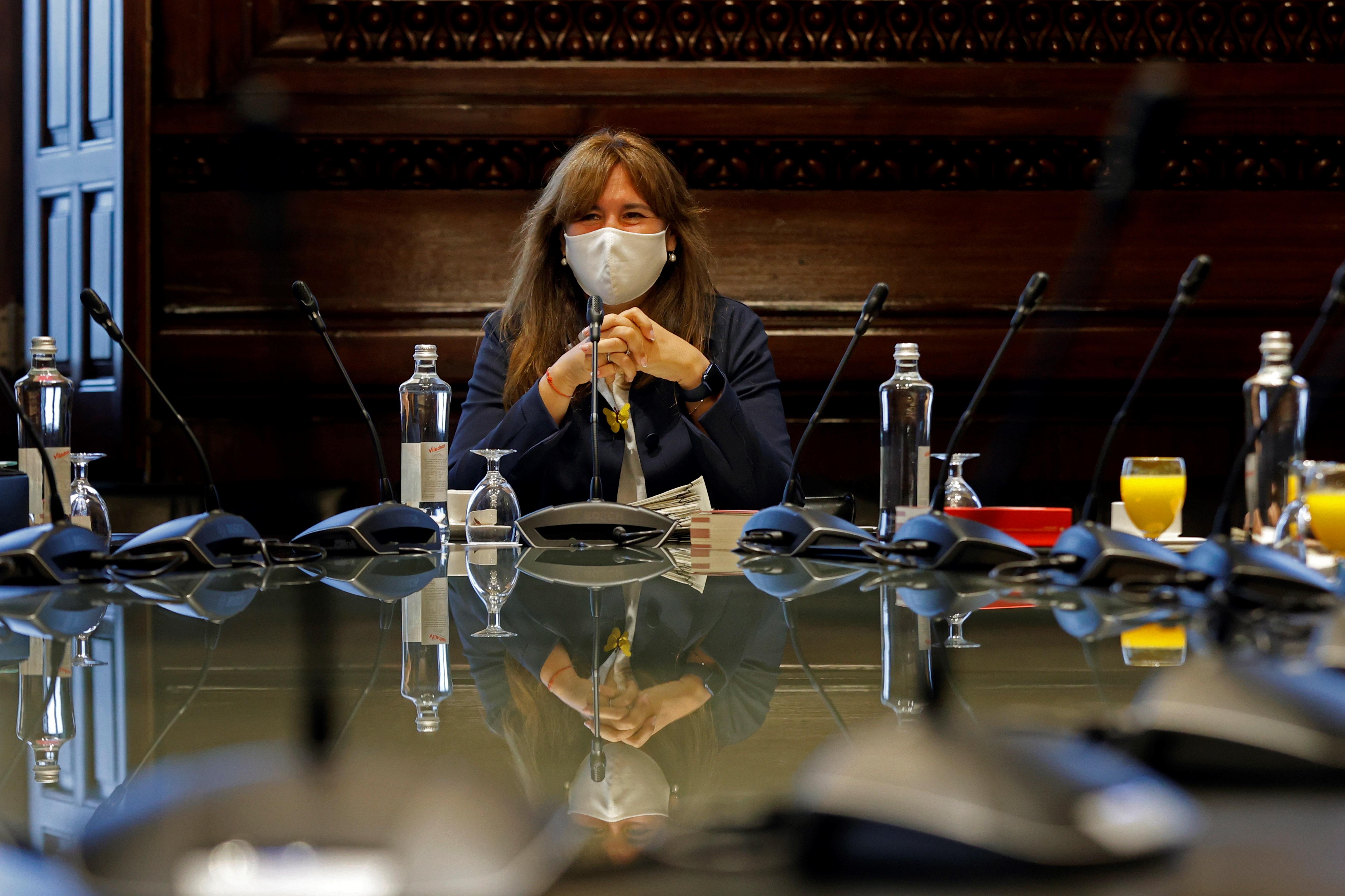 La presidenta de la cmara catalana, Laura Borrs.