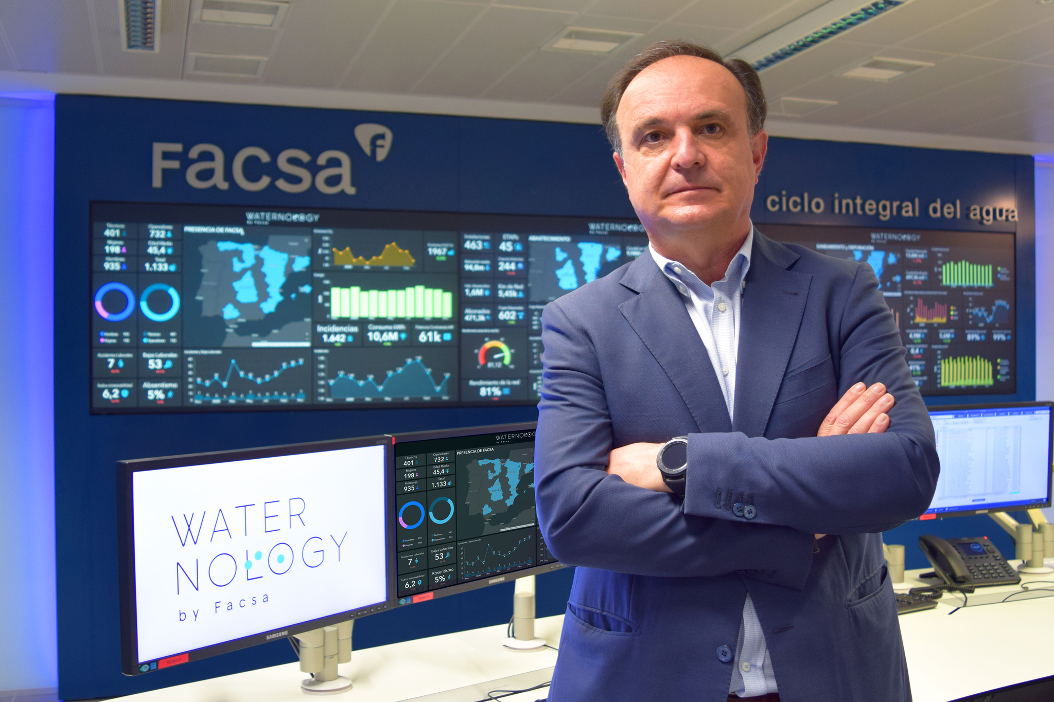 El director general de FACSA, Jos Claramonte, en las instalaciones de la empresa castellonense.