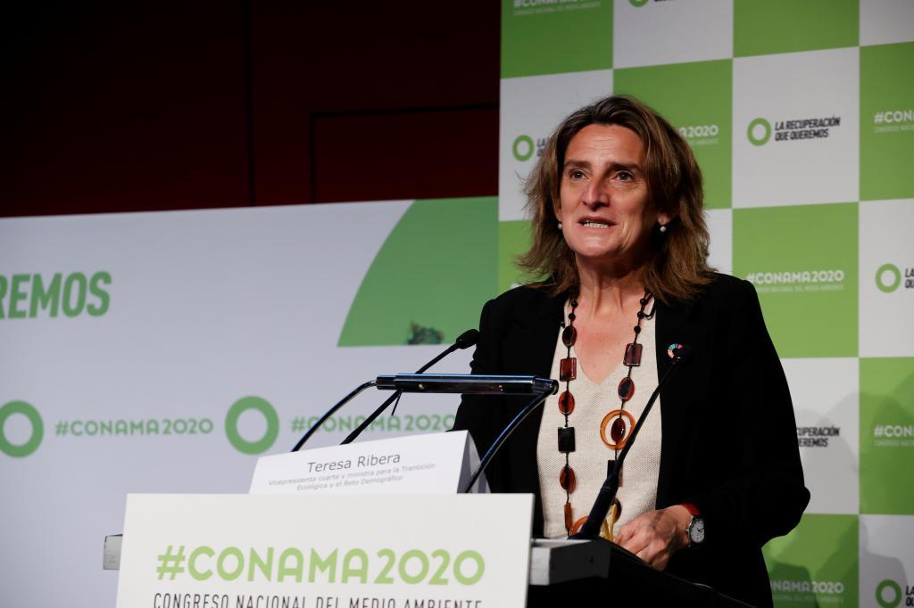 La vicepresidenta de Transicin Ecolgica, Teresa Ribera.