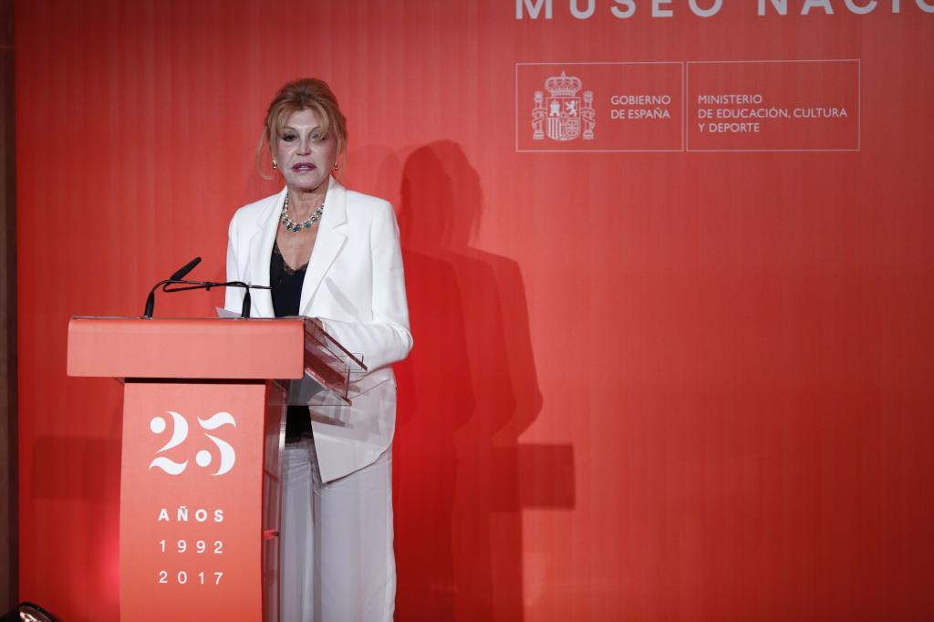 Carmen Thyssen, en el 25 aniversario del Museo Thyssen.