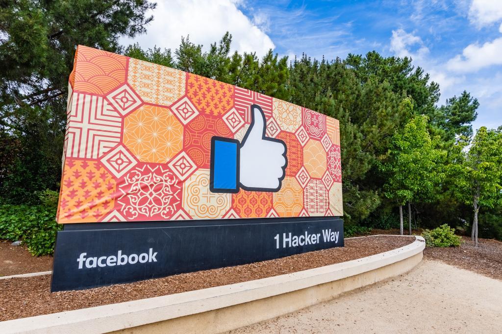 Sede de Facebook en Menlo Park, en Silicon Valley (EEUU).