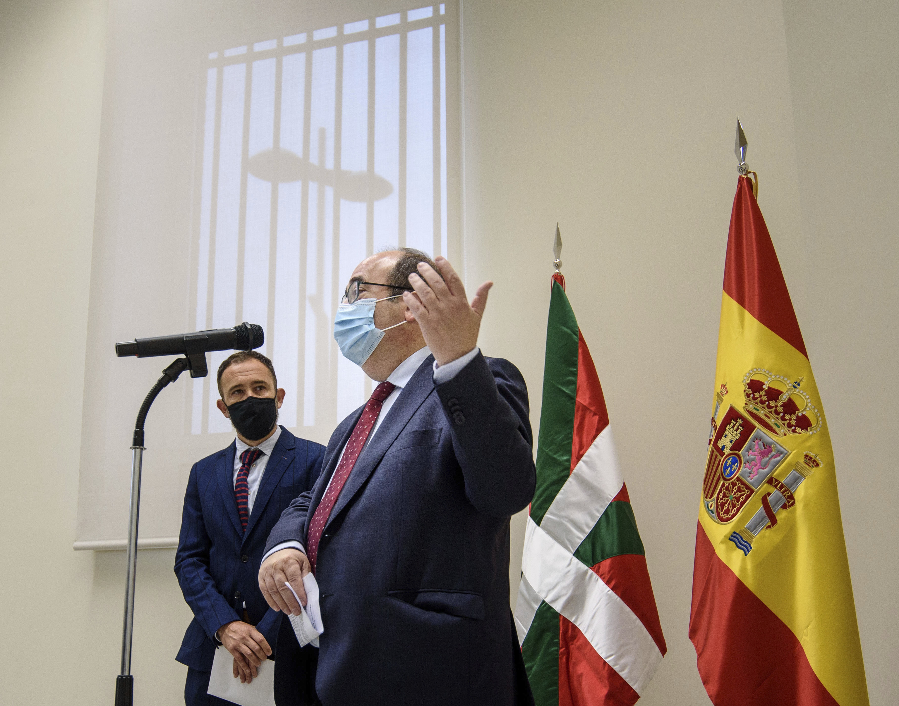 El ministro de Poltica Territorial y Funcin Pblica, Miquel Iceta, preside el acto de inauguracin oficial del Edificio de la Antigua Aduana de Bilbao, que alberga distintos servicios de la Administracin General del Estado en el territorio.