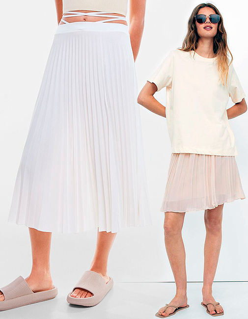 Faldas y camisetas el dúo refrescante de agosto | Moda
